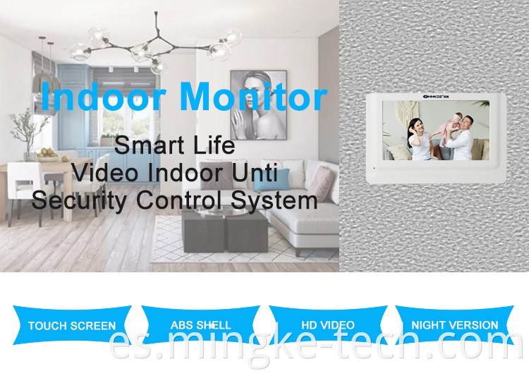 En stock Home Apartment Intercom Video Door Teléfono HD Video System